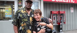 Martha Cooper and one of our many new friends we met during WALLTHERAPY