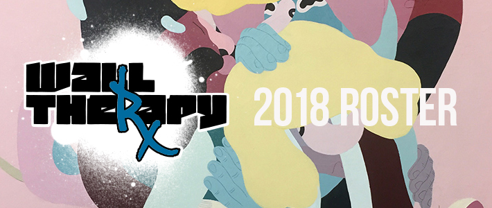 Announcing our 2018 WALL\THERAPY Roster